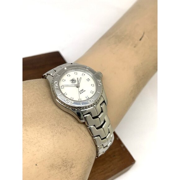 Tag Heuer Women's Watch WJ1319-0 Swiss Quartz Diamond Mother of Pearl Dial 27mm - Picture 5 of 14